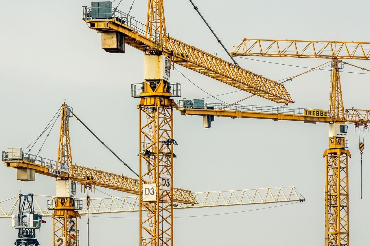 Crane di sebuah mega proyek